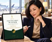 Executive Vision Planner, Undated Digital & Printable Planner for GoodNotes, Yin Yang Vision Board Method, Founder's Edition