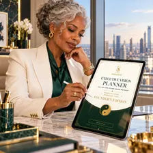 Executive Vision Planner, Undated Digital & Printable Planner for GoodNotes, Yin Yang Vision Board Method, Founder's Edition